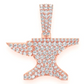 0.50CTW Anvil Diamond Pendant  customdiamjewel   