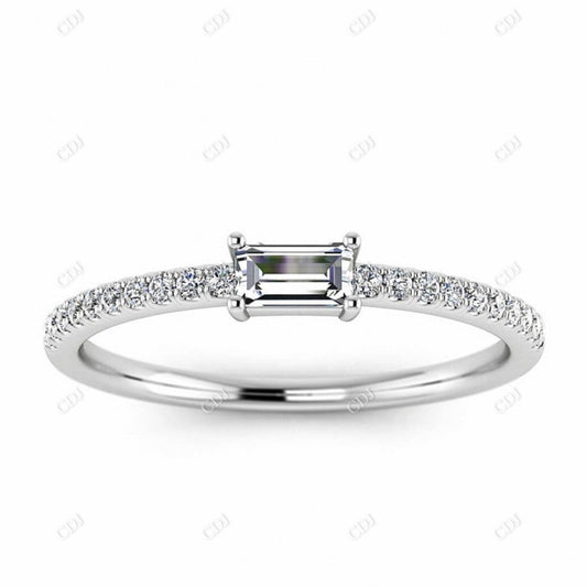 Simple 0.26CT Thin Diamond Engagement Ring  customdiamjewel 10 KT White Gold VVS-EF