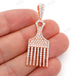 Hair Pick Diamond Solid Gold Pendant customdiamjewel