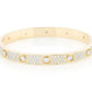 5.50CTW Diamond Signature Bangle Bracelet  customdiamjewel   