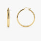 35MM Bold Gold Hoop Plain 10K Gold Earrings  customdiamjewel   