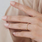 0.20CTW Round Cut Natural Diamond Yellow Gold Stackable Band  customdiamjewel   