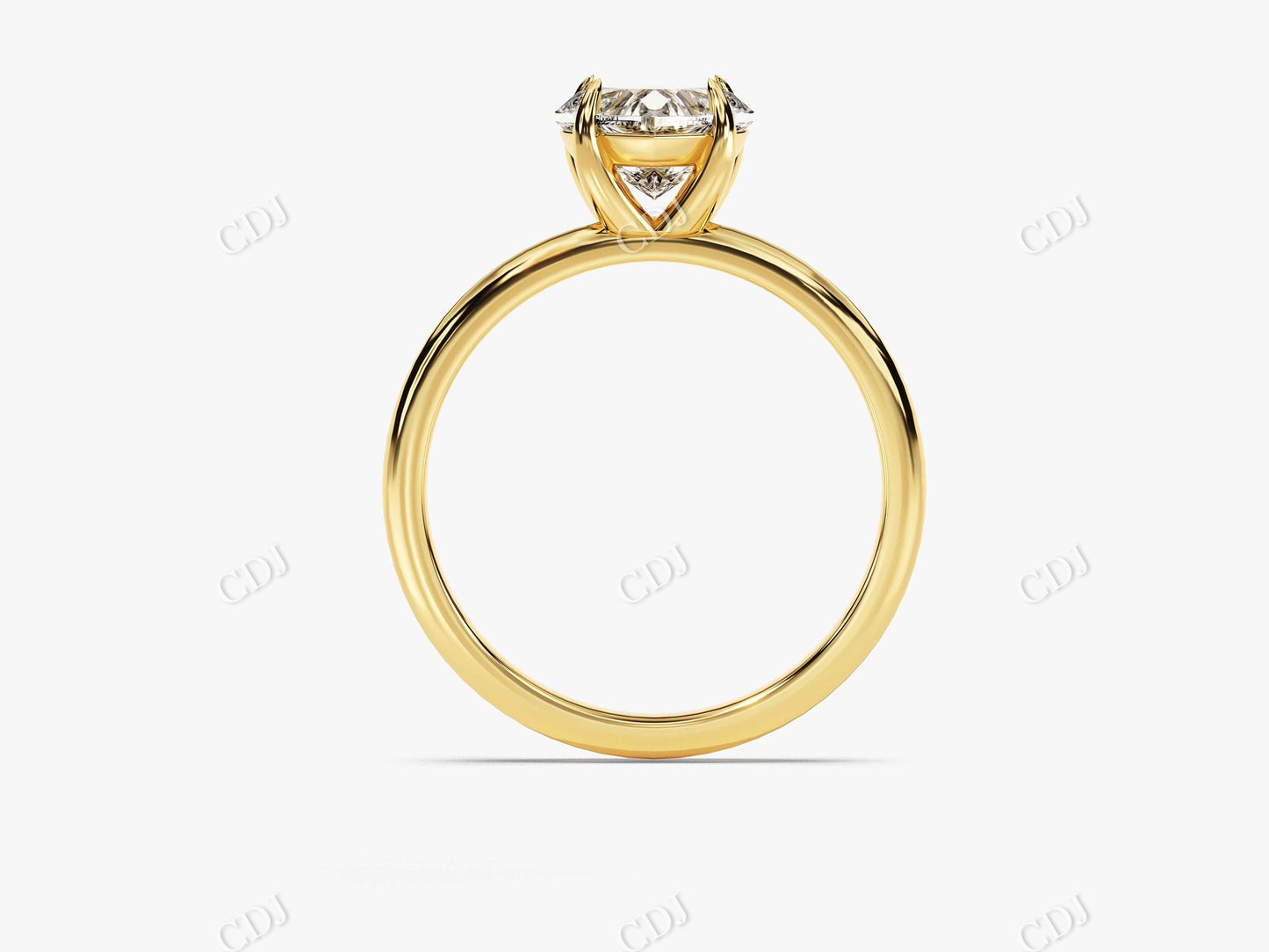 1.5CT Heart Cut Single Stone Moissanite Engagement Ring