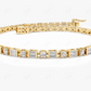 2.40CTW Moissanite Round Tennis Diamond Bracelet  customdiamjewel   