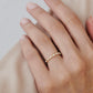 0.20CTW Round Cut Natural Diamond Yellow Gold Stackable Band  customdiamjewel   