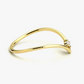 Single Diamond V Shaped Curved Wedding Band  customdiamjewel   