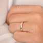 14k Dome Bezel Setting Diamond Solitaire Wedding Ring  customdiamjewel   