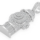 2.00CTW Fire Hydrant Hip Hop Pendant  customdiamjewel   