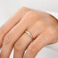 14k Dome Bezel Setting Diamond Solitaire Wedding Ring  customdiamjewel   
