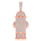 2.00CTW Fire Hydrant Hip Hop Pendant  customdiamjewel   