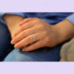 0.60CTW White Gold Lab Grown Diamond Wedding Band  customdiamjewel   
