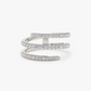 14k Gold Natural Diamond Spiral Wedding Ring  customdiamjewel 10 KT Solid Gold White Gold VVS-EF