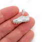 1.33CTW Soccer Cleat Shoe Pendant  customdiamjewel   