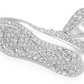 1.33CTW Soccer Cleat Shoe Pendant  customdiamjewel   