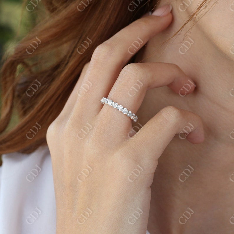 2.25CTW Round Cut Natural Diamond Solid Gold Wedding Band  customdiamjewel   