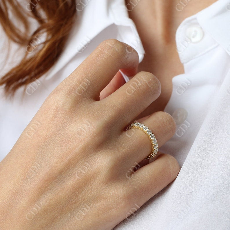 2.25CTW Round Cut Natural Diamond Solid Gold Wedding Band  customdiamjewel   
