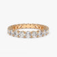 2.25CTW Round Cut Natural Diamond Solid Gold Wedding Band  customdiamjewel 10 KT Solid Gold Rose Gold VVS-EF