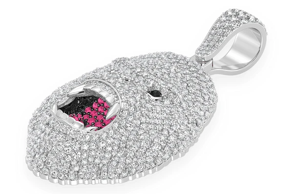 4.50CTW Gorilla Diamond Pendant  customdiamjewel   