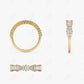 0.79CTW Lab Grown Baguette Diamond Stackable Band  customdiamjewel   