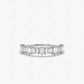 0.79CTW Lab Grown Baguette Diamond Stackable Band  customdiamjewel 10KT White Gold VVS-EF