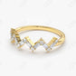 0.38CTW Lab Grown Baguette and Round Diamond Stackable Band  customdiamjewel   