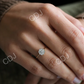 Minimalist Diamond Floral Style Natural Diamond Wedding Ring  customdiamjewel   