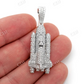 3.00CTW Spaceship Diamond Gold Pendant customdiamjewel