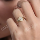 Bezel Set Baguette Rose Gold Wedding Ring  customdiamjewel   