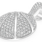 2.00CTW Round Diamond Basketball Gold Pendant customdiamjewel
