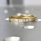 0.34CT Baguette Diamond Stackable Ring