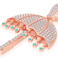 2.67CTW Drip Umbrella Diamond Pendant  customdiamjewel   