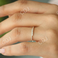 14k Solid Gold Cross Over Diamond Stackable Wedding Ring  customdiamjewel   
