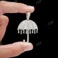 2.67CTW Drip Umbrella Diamond Pendant  customdiamjewel   