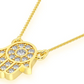 0.15CTW Mini Diamond Hamsa Pendant  customdiamjewel   