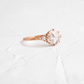 Classic Rose Cut Moissanite Wedding Ring  customdiamjewel   