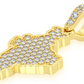 0.33CTW India Hip Hop Pendant  customdiamjewel   