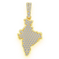 0.33CTW India Hip Hop Pendant  customdiamjewel   