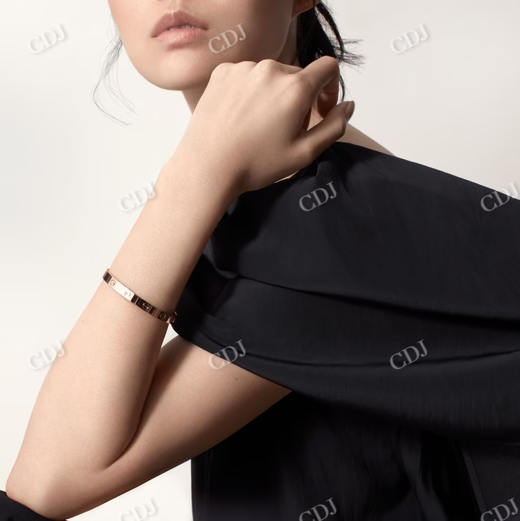 Simple Bangle Minus Design Bracelet For Unisex hip hop jewelry customdiamjewel