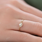 0.14CTW Lab Grown Diamond Halo Set Cluster Engagement Ring  customdiamjewel   