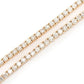 Shiny Diamond Gold Tennis Necklace  customdiamjewel   
