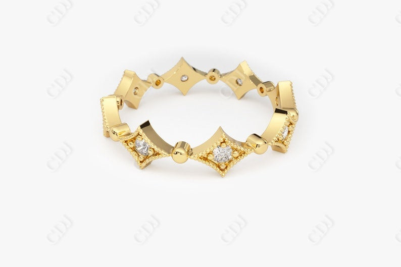 0.17CTW Lab Grown Diamond Full Eternity Wedding Band  customdiamjewel   