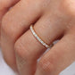 0.57CTW Lab Grown Alternating Baguette And Round Diamond Band  customdiamjewel   