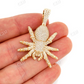 4.00CTW Spider Round Diamond Hip Hop Pendant  customdiamjewel   