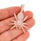 4.00CTW Spider Round Diamond Hip Hop Pendant  customdiamjewel   