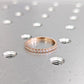 0.35CTW CVD Diamond 14K Rose Gold Half Eternity Wedding Band  customdiamjewel   