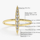 0.17CTW Elongated Micro Pave Lab Grown Diamond Ring  customdiamjewel   
