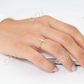 14k Gold Elongated Micro Pave Diamond Wedding Ring  customdiamjewel   