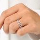 0.48CTW Law Grown Round Cut Double Row Micro Pave Diamond Band  customdiamjewel   