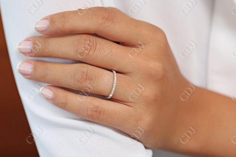 0.30CTW Lab Grown Baguette Diamond Wedding Band  customdiamjewel   