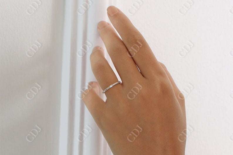 0.30CTW Lab Grown Baguette Diamond Wedding Band  customdiamjewel   